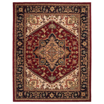 Safavieh Heritage HG625A- Rug, Red, 8' X 10'