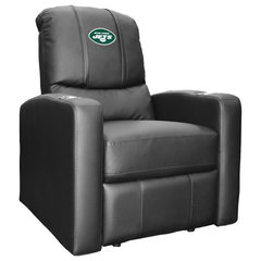 DreamSeat Stealth Recliner with Dallas Cowboys Secondary Logo in Black