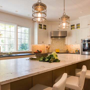 Open Kitchen - Mixing finishes and styles