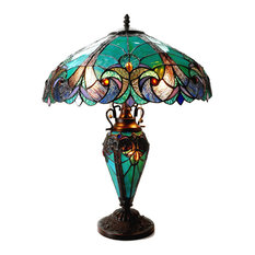 Liaison 3-Light Victorian Double Lit Table Lamp
