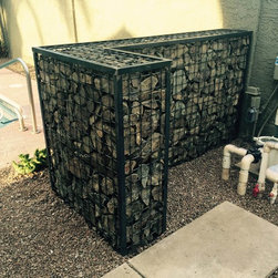 Gabion Pool Renovation - Garden Statues And Yard Art