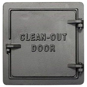US Stove Chimney Cleanout Door, 8"x8", Cast Iron