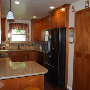 Traditional Alder Cabinet Remodel