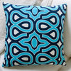 Indoor Hgtv Home Turtle Shell Lapis In Blue 20x20 Throw Pillow