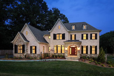 Example of a classic exterior home design in DC Metro