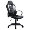 Costway PU Leather High Back Executive Race Car Style Bucket Seat Office Chair