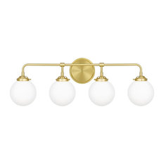 Bath 4 Light Satin Brass