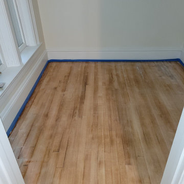 floor and stairway rehab in historical home