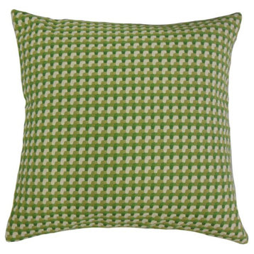The Pillow Collection Green Harley Throw Pillow, 22"