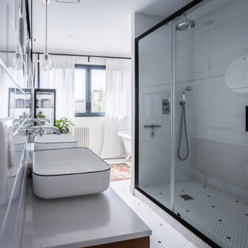 Création d'une grande salle de bain familiale