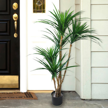 Pure Garden 51" Tropical Yucana Artificial Tree
