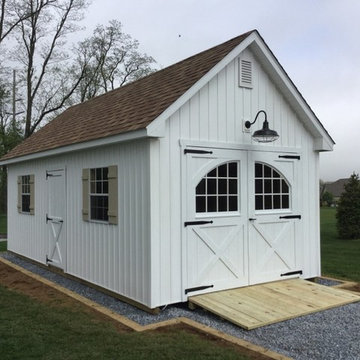 12'x24' Vinyl Board & Batten New England Barn