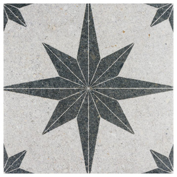 Compass Star 8 in. x 8 in. Porcelain Floor and Wall Tile