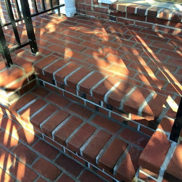 New Hope brick landing rebuild