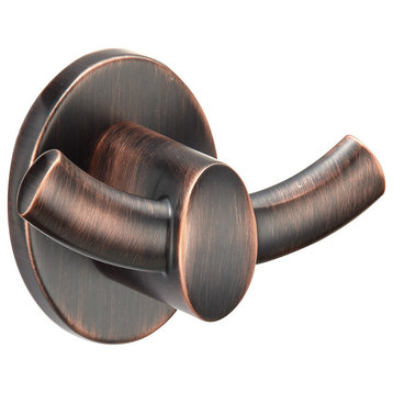 Lancaster Collection Double Robe Hook, Classic Bronze