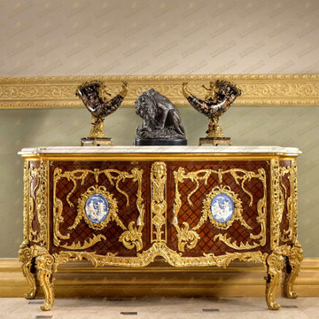 Antoine Gaudreaux Fontainebleau Régence Louis xv Commode Médaillier circa 1890