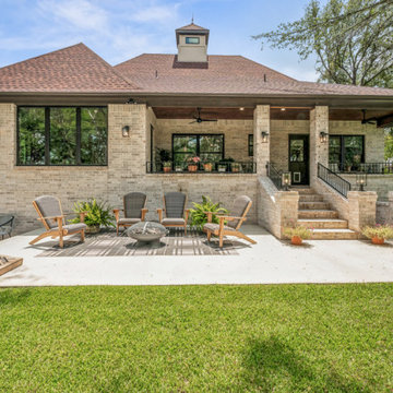 Rear patio