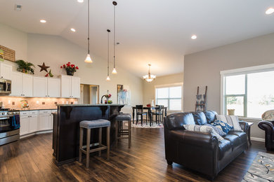 Inspiration for a craftsman kitchen remodel in Seattle