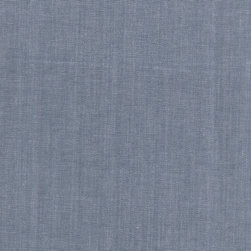 ROTH & TOMPKINS TEXTILES - Panama Fabric, Chambray, 54''x36'' - Upholstery Fabric