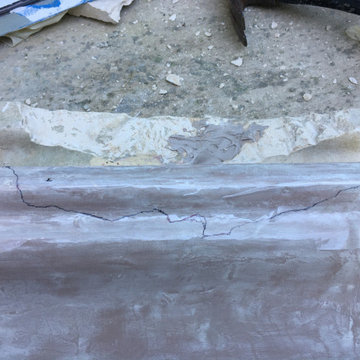 Texas Crème Limestone Sill Repair