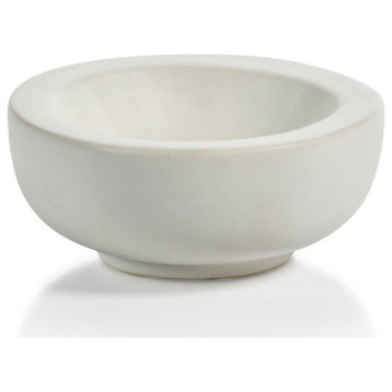 Modica 4.5" Soft Organic Shape Ceramic Bowls, Set of 4