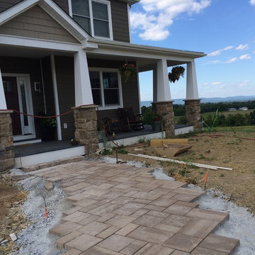 Front Yard Paver Design and Install