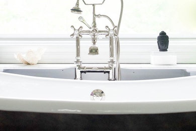 Inspiration for a modern bathroom remodel in Other