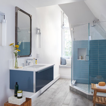 Contemporary Industrial Bathroom | Concord