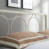 Ivory Metal Bed, Full