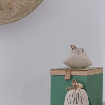 Agencement et décoration de gîtes dans un Mas