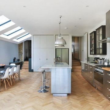 North London kitchen and side return