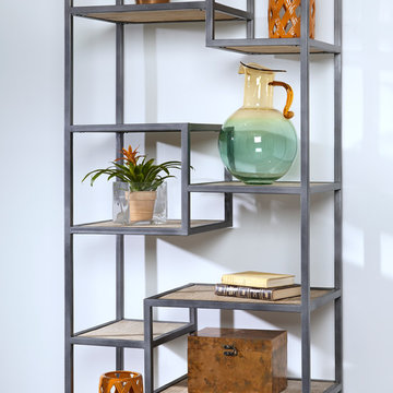 Whitewash Mango Tall Bookcase