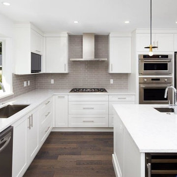 White Transitional Kitchen