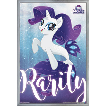 My Little Pony Movie Rarity Poster, Silver Framed Version
