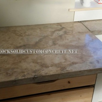 Concrete countertops (Butler Shouse)