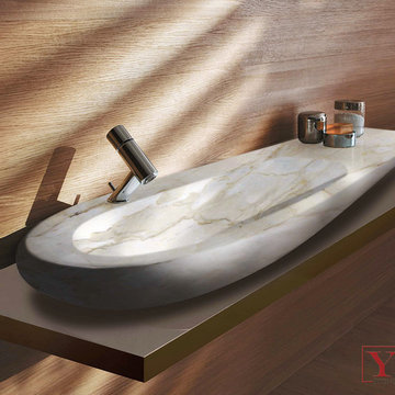 Exclusive Solid Marble Vessel Sinks- at YK Stone Center Only $5,000.00