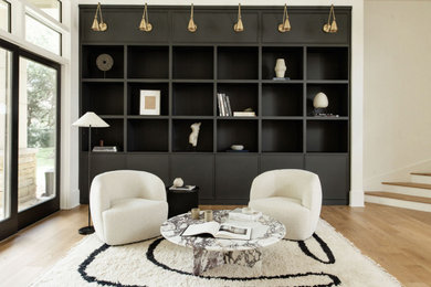 Inspiration for a living room remodel in Austin