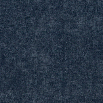 Dark Blue Smooth Velvet Upholstery Fabric By The Yard