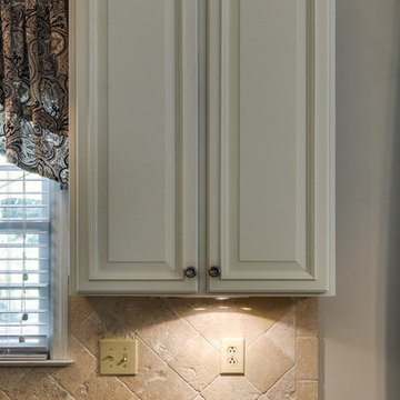 Dover White New Doors Built Kitchen Remodel