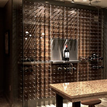 Modern Wine Storage Design Stact Modular Wine Wall System