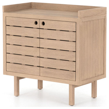 Lula Washed Brown Teak Small Outdoor Sideboard