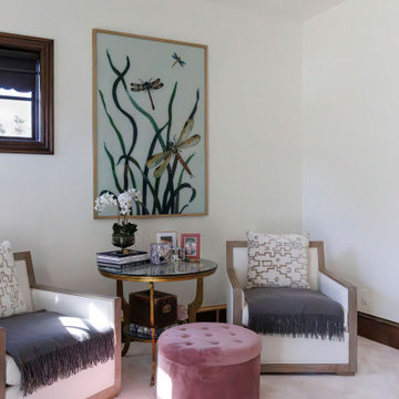 Sitting area in the master bedroom