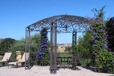 Patio - mediterranean patio idea in Austin
