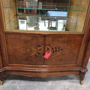 French Art Deco sideboard/ buffet Jules Leleu after refinish .