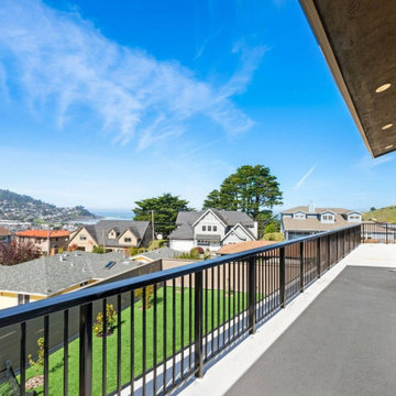 Expansive Upper Deck with Pacifica Hillside Views