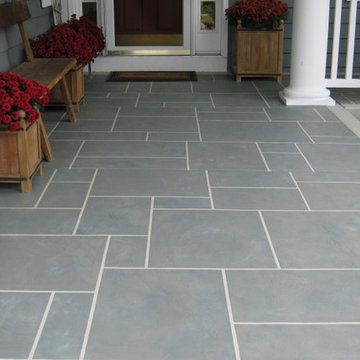 Simulated Geometric Tile Pattern
