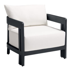 Porticello Aluminum Lounge Chair - Outdoor Lounge Chairs