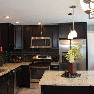 Kitchen In Espresso Maple, Arvada Colorado