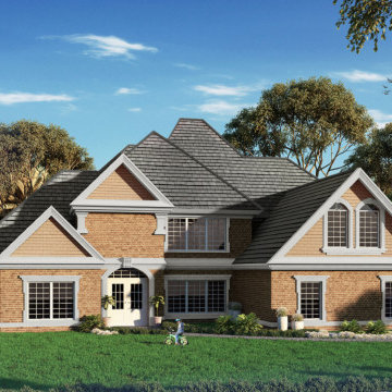 Architectural visualization services of Beautiful villa by architectural design