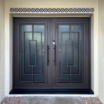 Elite Horizon French Iron Entry Door